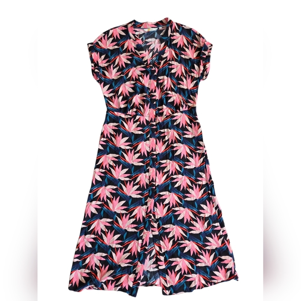 Boden Tropical Print Vacation Cruise Summet Dress 4